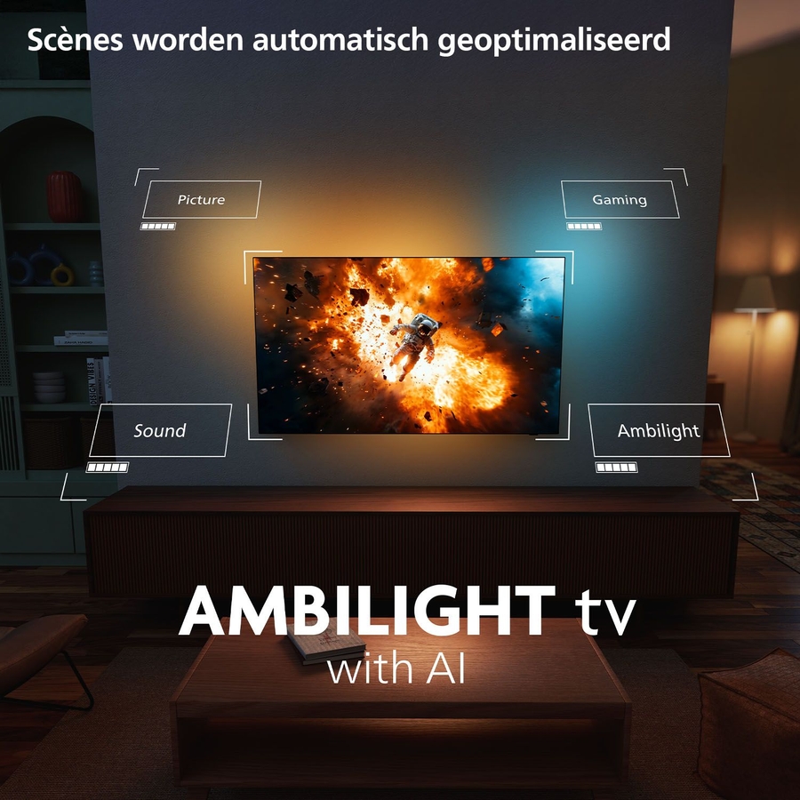 Philips 48OLED810 4K OLED Ambilight TV (2025) 4