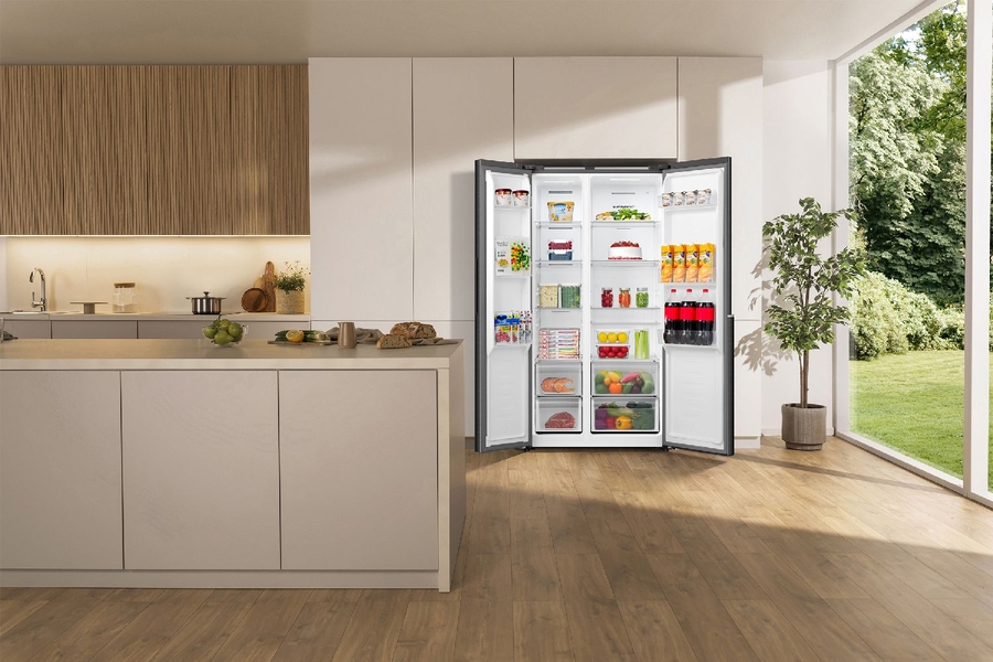 ETNA AKV5178ZWA Amerikaanse Koelkast 9