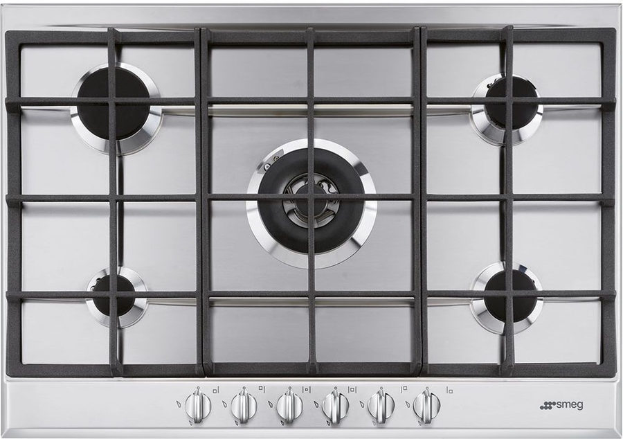 SMEG P272XGHNLK Inbouw Gas Kookplaat 1