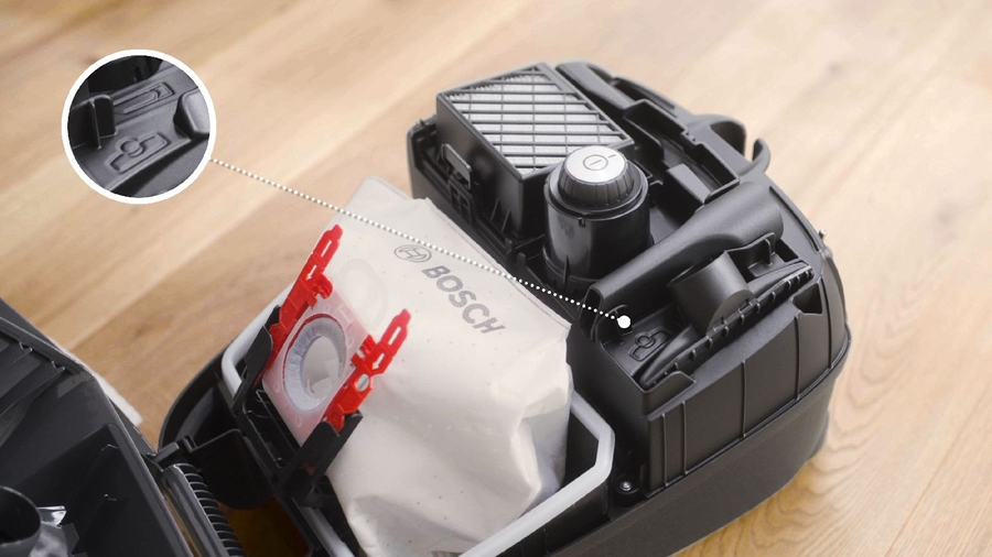 BOSCH BGL41SIL1L Serie 4 ProSilence Stofzuiger met Zak - Wit 5