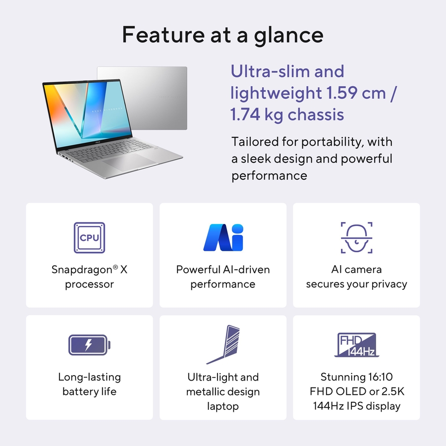 ASUS Vivobook S16 S3607QA-PL003W Laptop 26