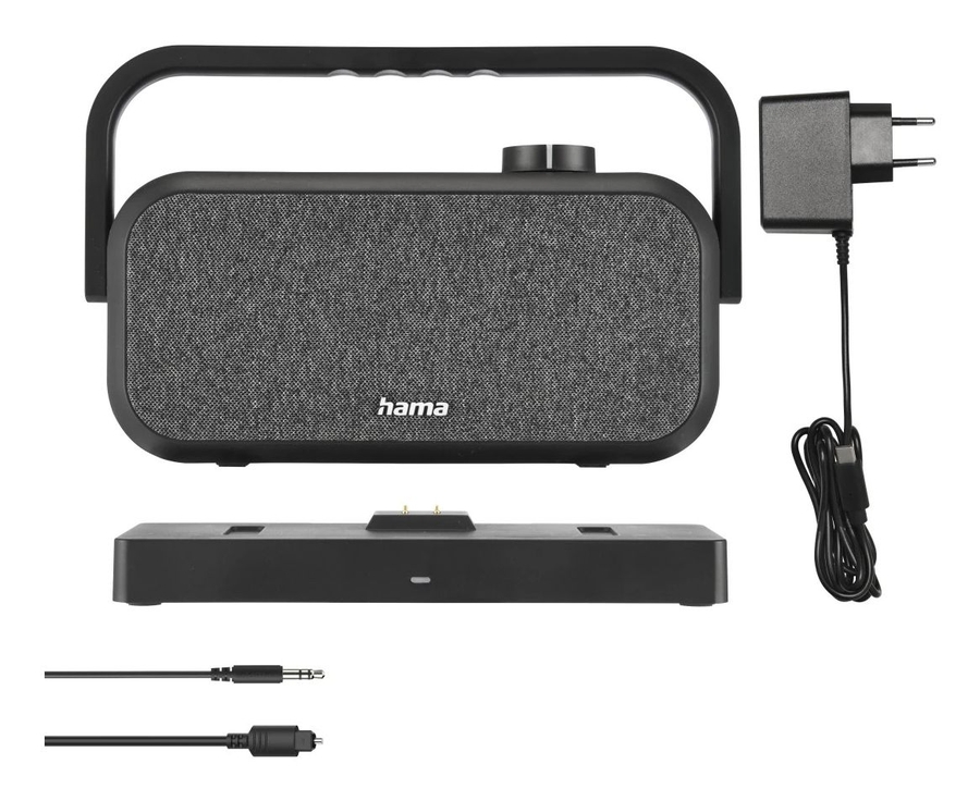 Hama Draagbare TV‑luidspreker met 2,4 GHz station & Bluetooth 8
