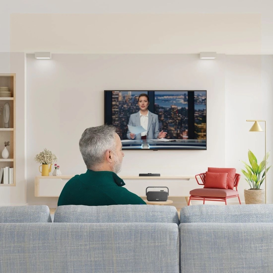 Hama Draagbare TV‑luidspreker met 2,4 GHz station & Bluetooth 9