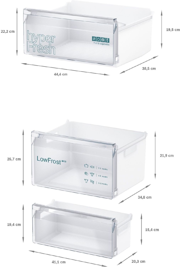 Siemens KI87VVFE1 iQ300 Inbouw Koel-vriescombinatie 14
