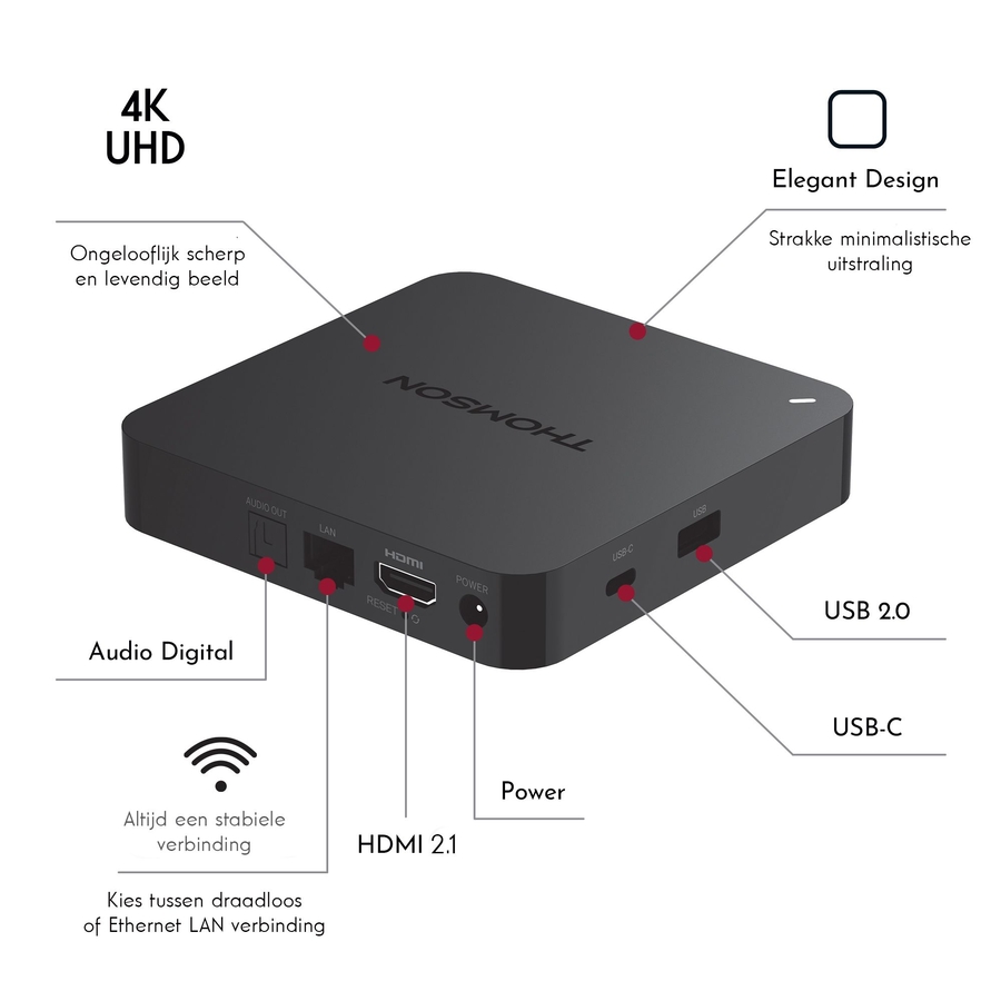 Thomson Streaming Box Google TV 245 2