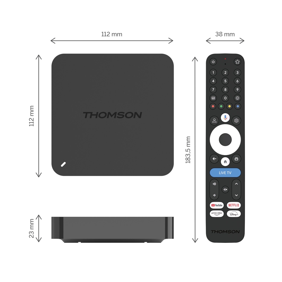 Thomson Streaming Box Google TV 245 4