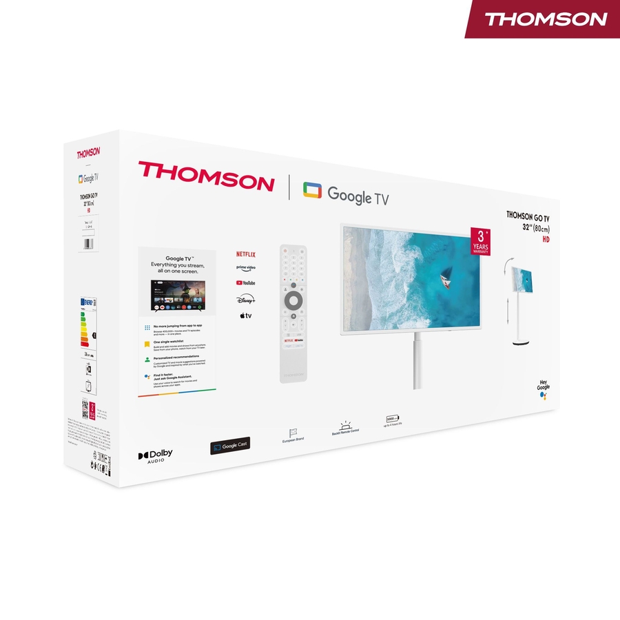 Thomson 32HG4M45 HD Smart TV met Google TV 15