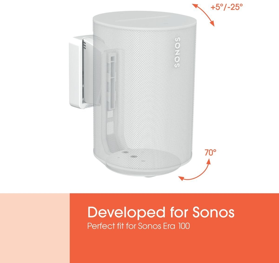 Vogel’s SWM 4021 Wandbeugel voor Sonos Era 100 Wit  6