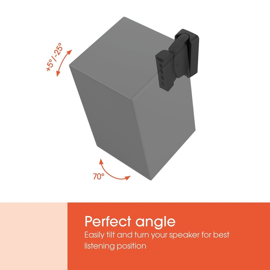 Vogel’s SWM 3021 Surround Speaker Wandbeugel Zwart 6