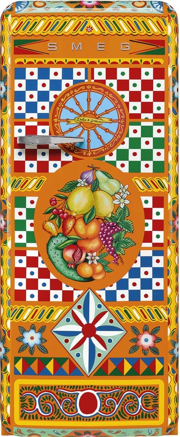 SMEG Dolce&Gabbana FAB28RDGC6 Divina Cucina Koelkast 50's Style 1