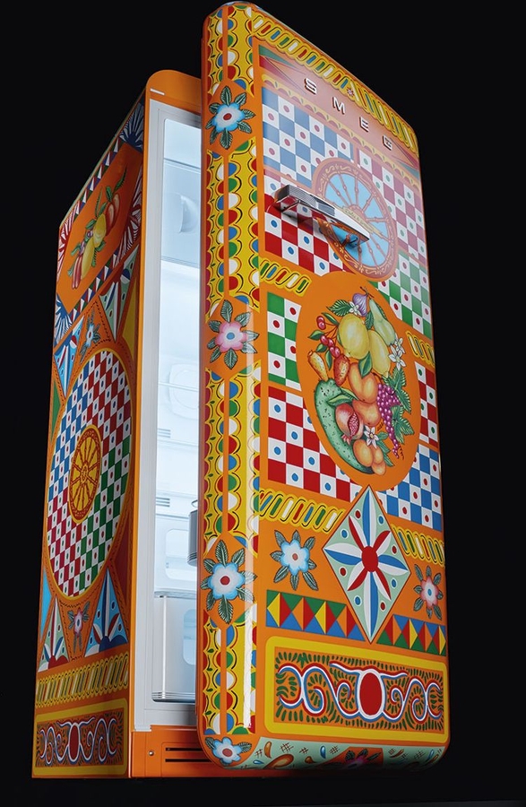 SMEG Dolce&Gabbana FAB28RDGC6 Divina Cucina Koelkast 50's Style 9