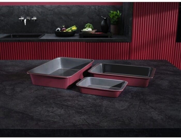 AEG A9OOECTS Easy2Clean Rectangular 3-Pan Set  2