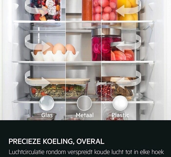 AEG OSC7C181DS 7000 NoFrost CoolAssist Inbouw Koel-vriescombinatie 6