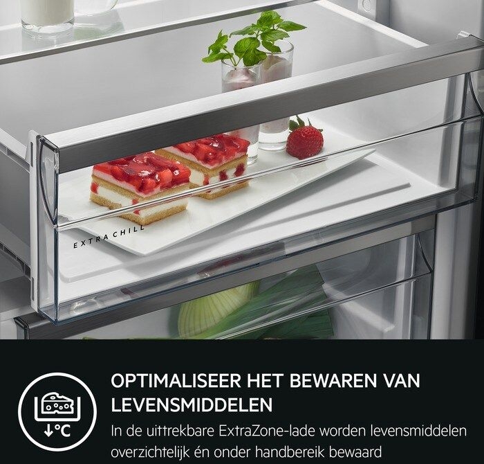 AEG OSC7C181DS 7000 NoFrost CoolAssist Inbouw Koel-vriescombinatie 8