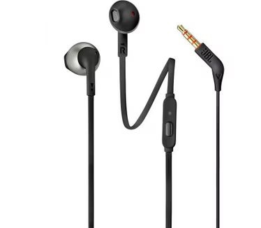 JBL T205 Zwart Bedrade in‑ear oordopjes 1
