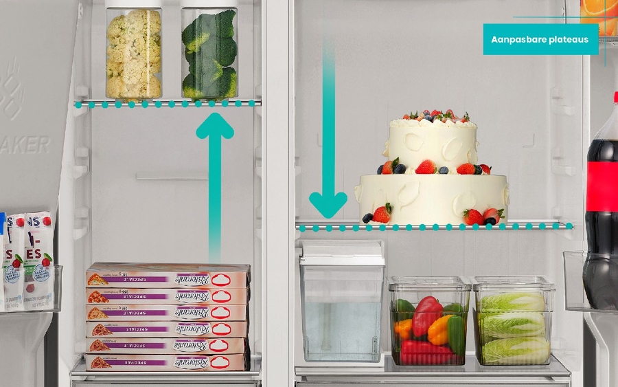 ETNA AKV6178IZWA Amerikaanse Koelkast 14