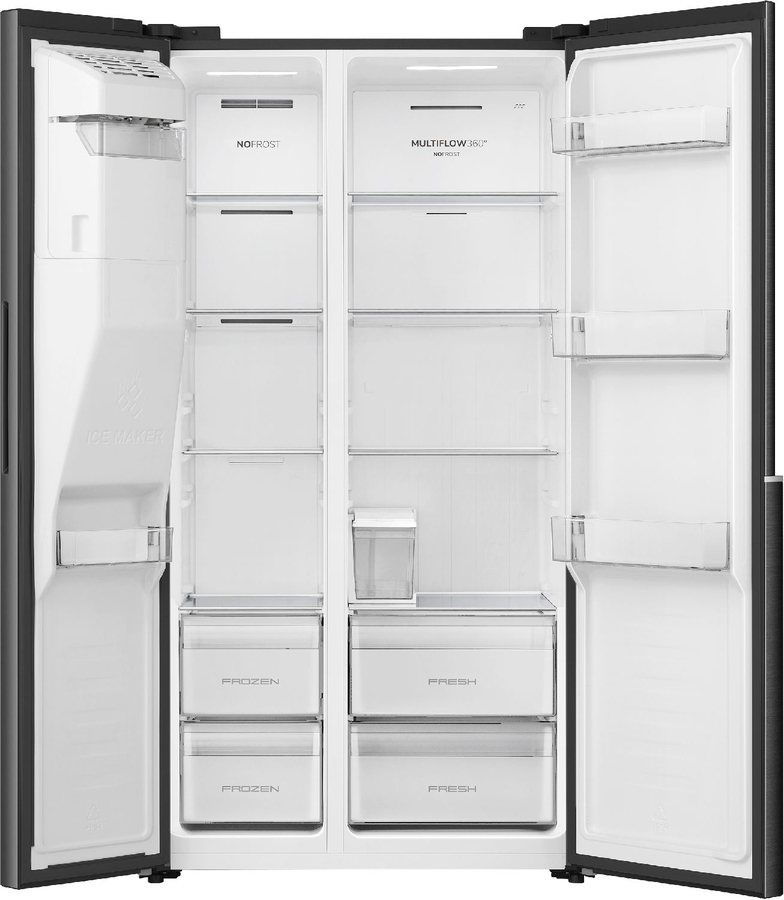 ETNA AKV6178IZWA Amerikaanse Koelkast 4