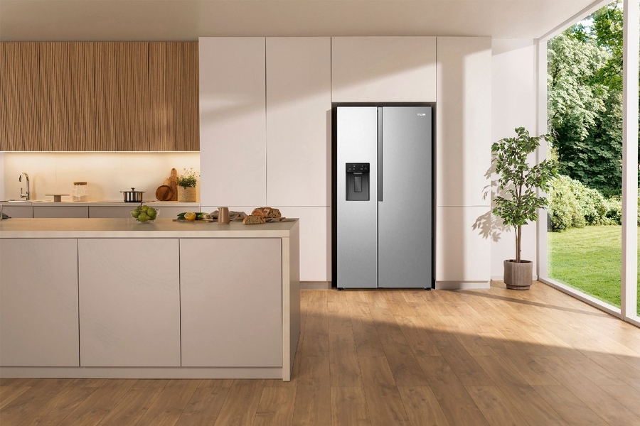 ETNA AKV6178IRVS Amerikaanse Koelkast 11