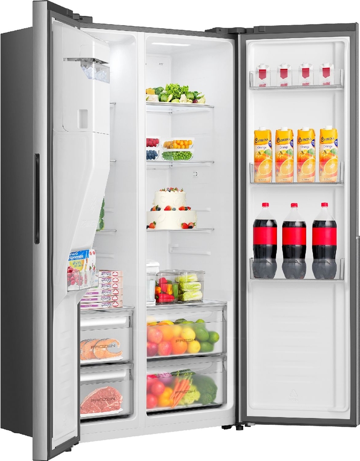 ETNA AKV5178IRVS Amerikaanse Koelkast  6