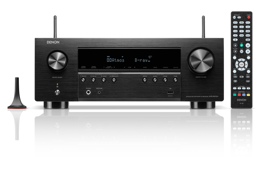 Denon AVRS970HBKE2 7.2-kanaals 8K AV‑receiver 1