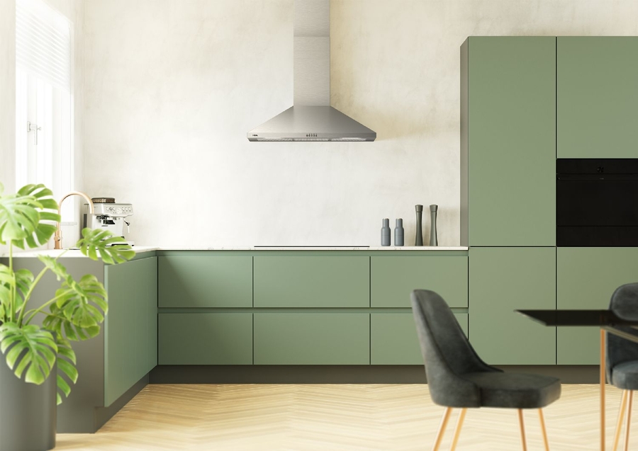 ETNA AP491RVS Schouwkap  8