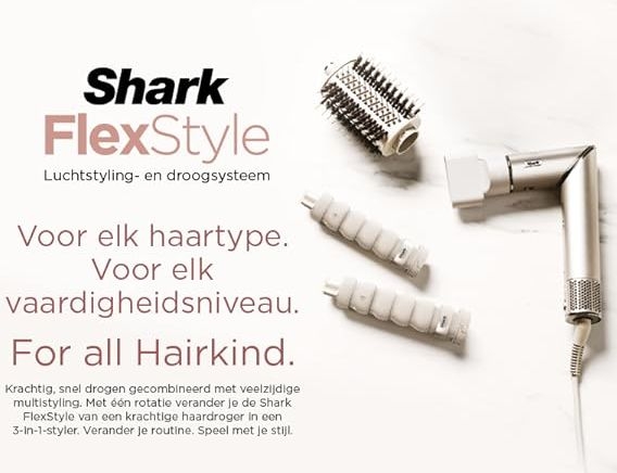 Shark HD426SLEU FlexStyle 3-in-1 Haarstyler en Föhn 6