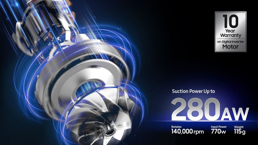 Samsung Jet 95S Complete Extra VS70H28GEK/WA Steelstofzuiger 19