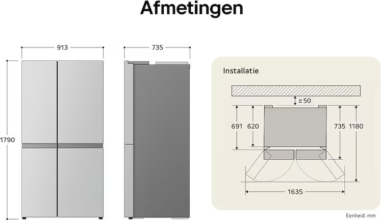 LG GSLC41EPPE Amerikaanse Koelkast  13