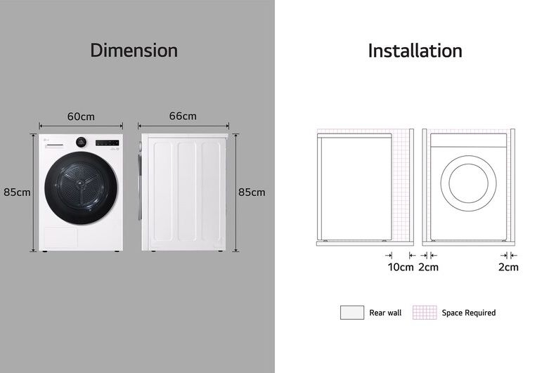 LG RT90X8 Warmtepompdroger  8