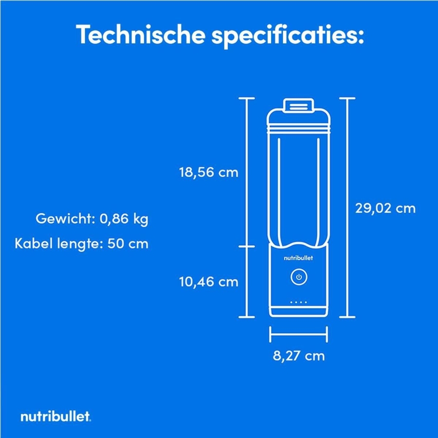 NutriBullet Flex Portable Blender - Blauw 8