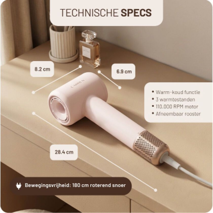 Carmen CHD1630P Föhn 15