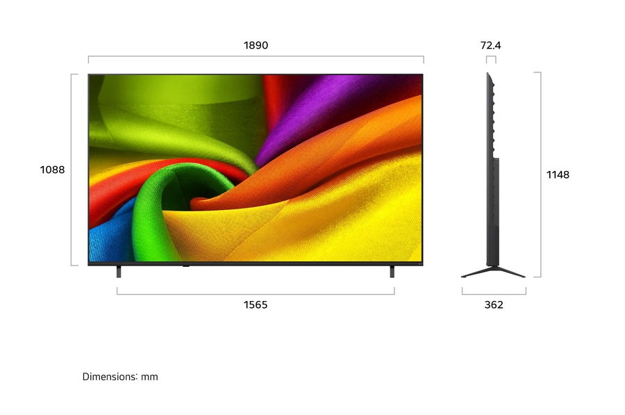 LG 85NU900B6LA NANO 4K UHD TV Smart TV (2026) 3