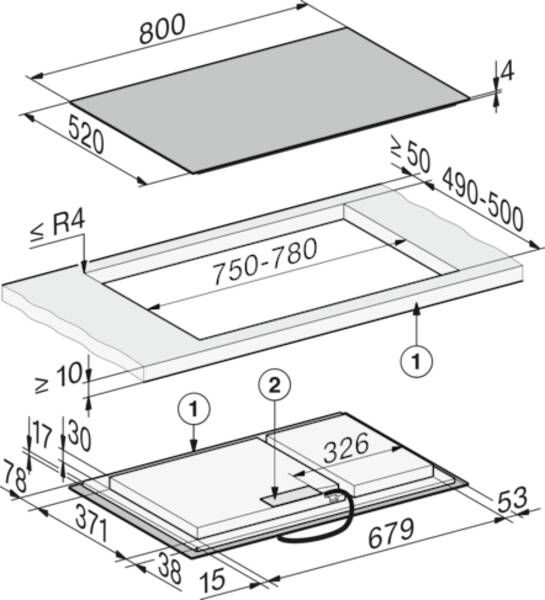 Miele KM 8484 FL Inbouw Inductiekookplaat  2