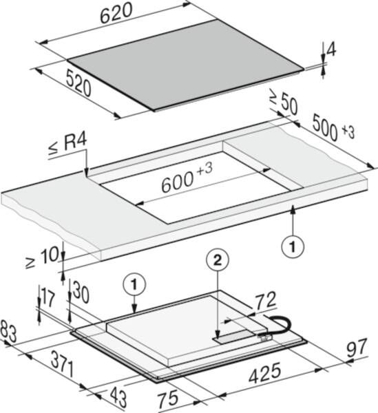 Miele KM 8565 FL Inbouw Inductiekookplaat  2