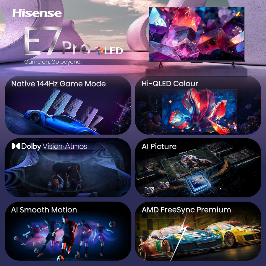 Hisense 43E79S PRO QLED 4K TV (2026) 4