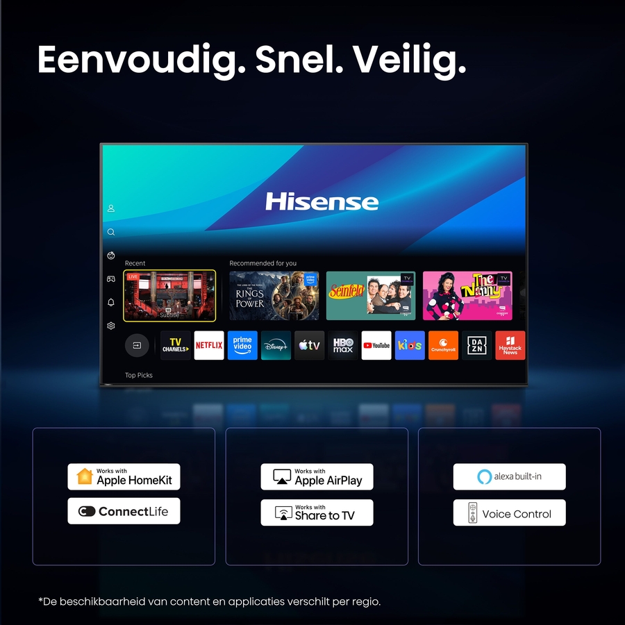 Hisense 55E79S Hi-QLED 4K 60Hz Smart TV (2026) 10