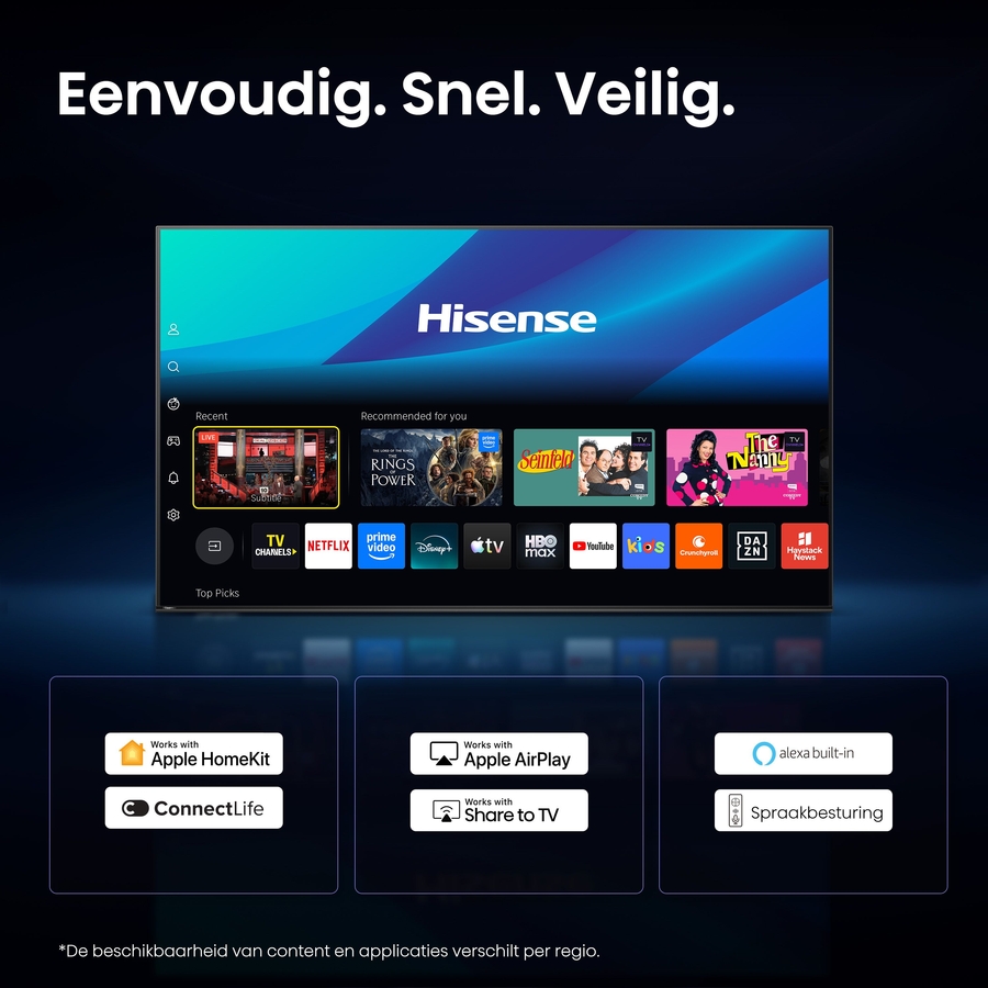 Hisense 50U79SE Hi-QLED MiniLED 4K 144Hz Smart TV (2026) 10