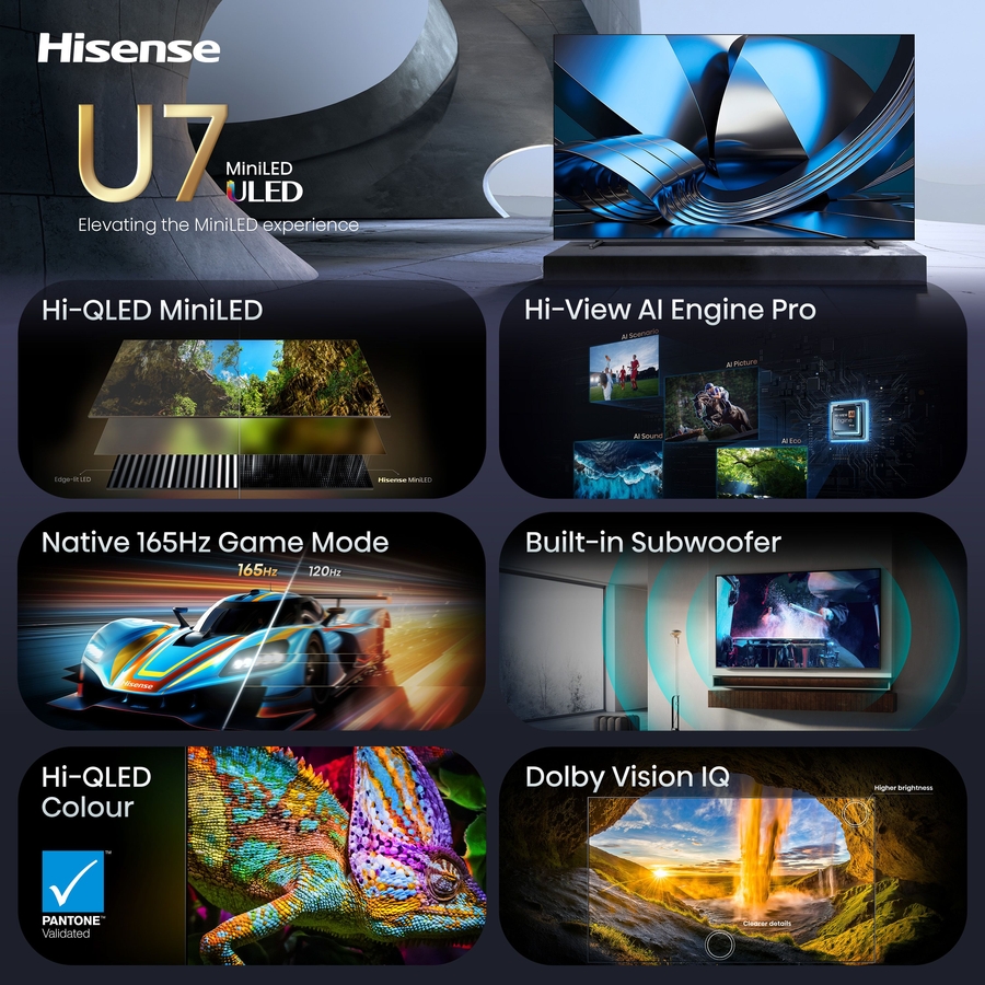 Hisense 100U79SE Hi-QLED MiniLED 4K 165Hz Smart TV (2026) 4