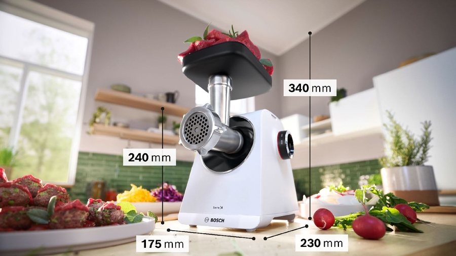 BOSCH MFWS607W Serie 6 MultiPower Vleesmolen 2