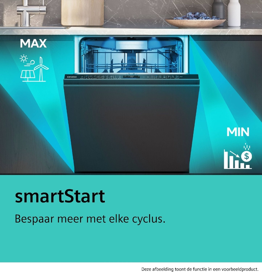 Siemens SN65EX15BE iQ500 extraKlasse Inbouw Vaatwasser 16