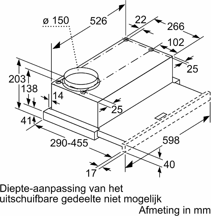 BOSCH DFM064W55 Serie 2 Vlakscherm Afzuigkap 2