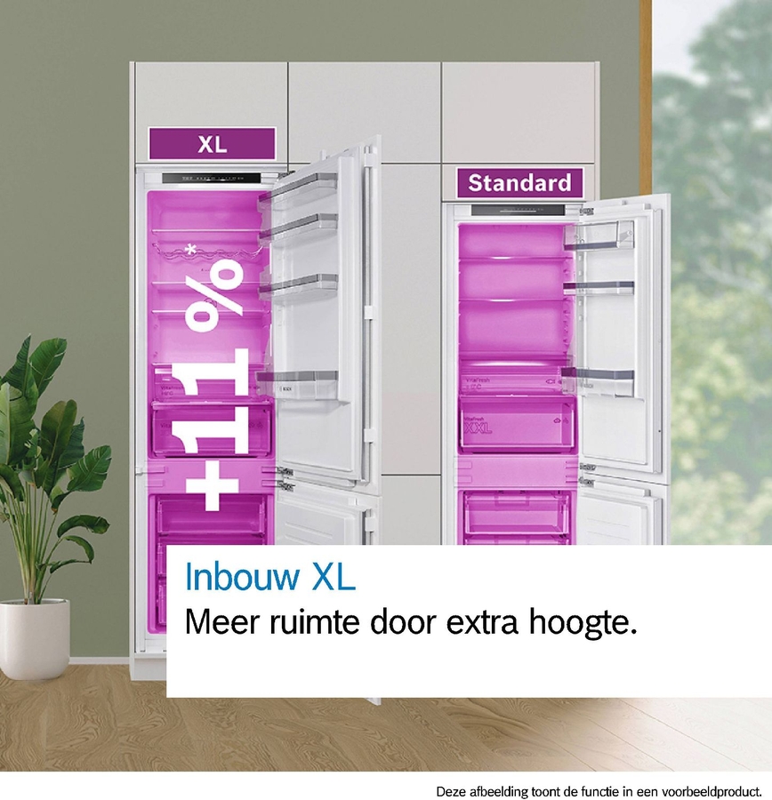 BOSCH KIN96ADC0 Serie 6 Inbouw Koel-vriescombinatie 9