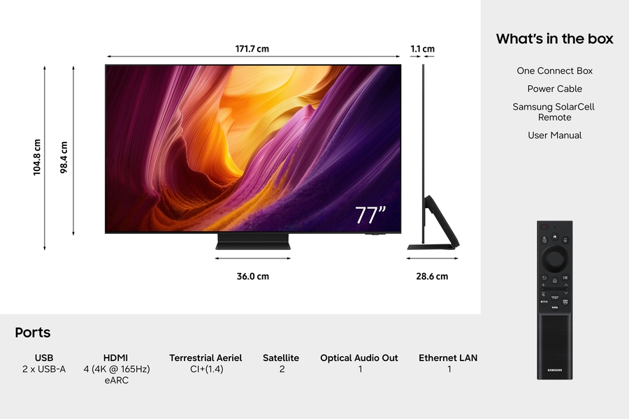 Samsung 77” OLED 4K S95H (2026) 10