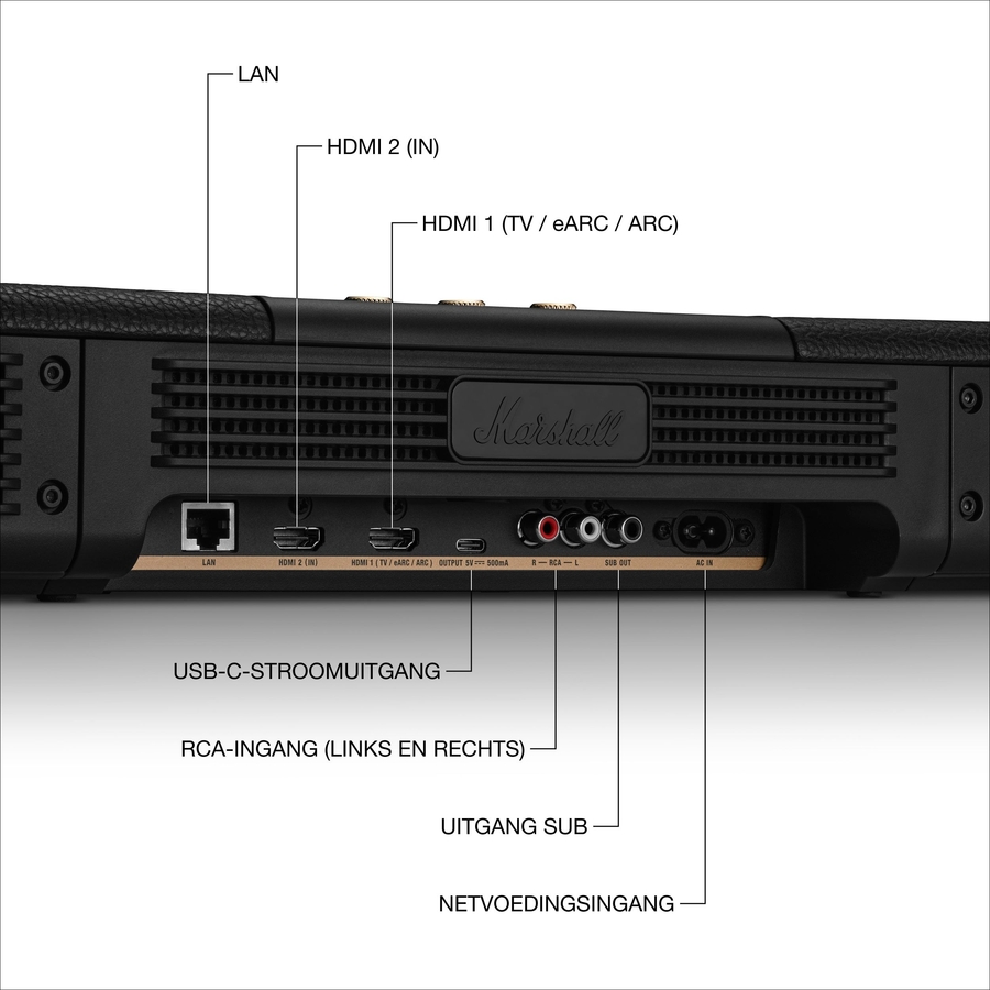 Heston 120 TV Soundbar Black 7