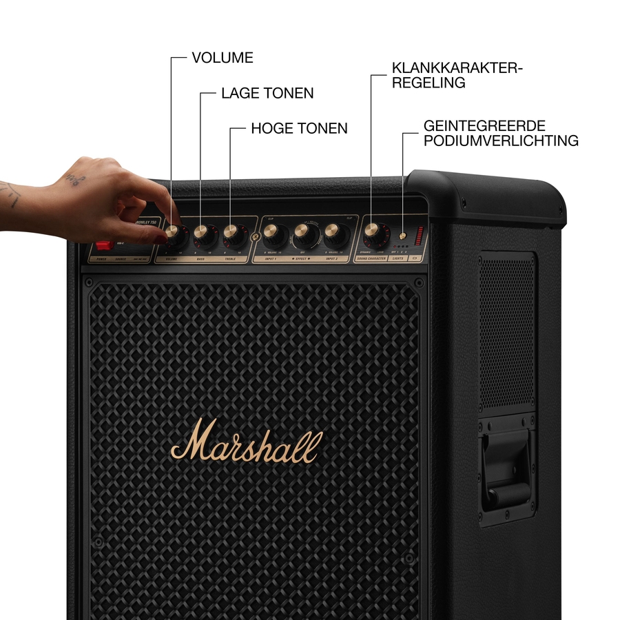 Marshall Bromley 750 Black and Brass 6