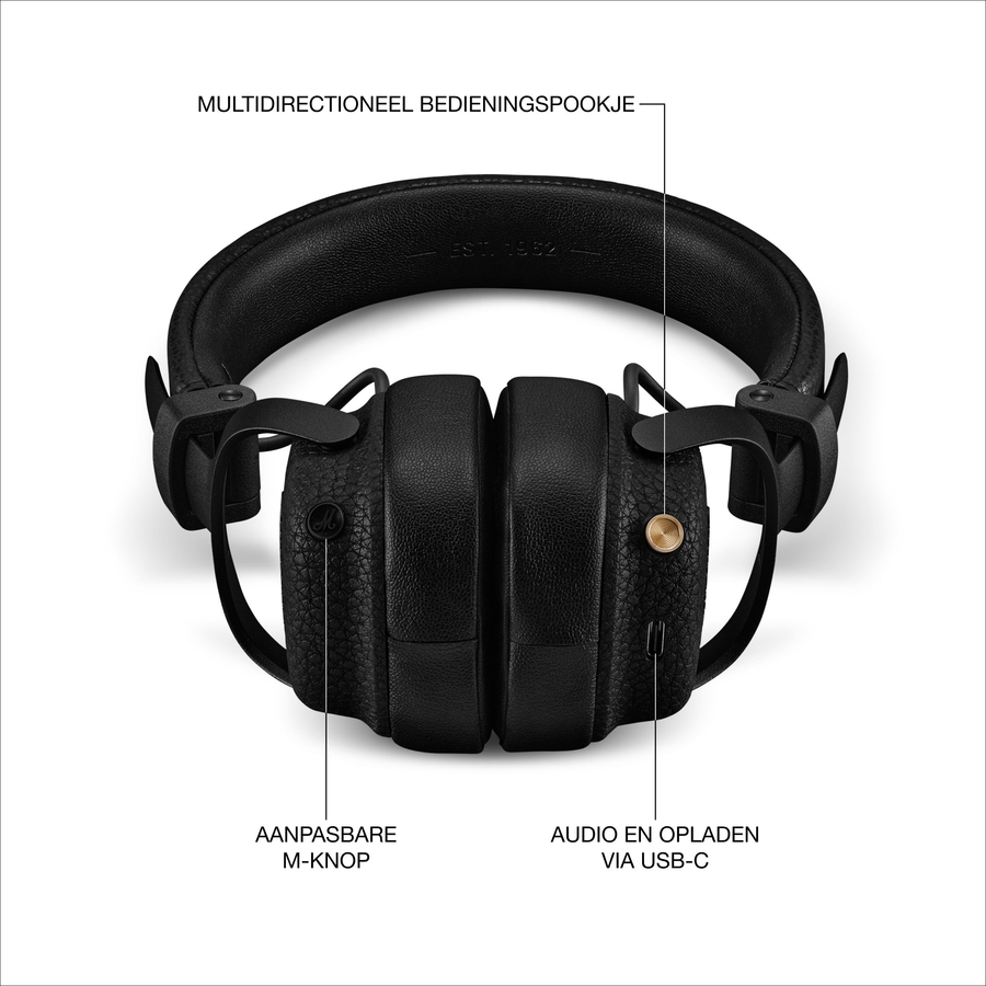 Marshall Milton ANC Draadloze Koptelefoon met Active Noise Cancelling 3