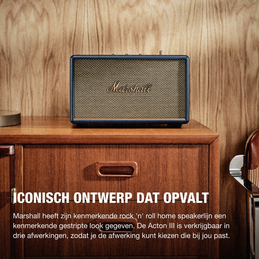 Marshall Acton III BT Brown Bluetooth Speaker 5