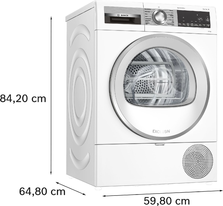 BOSCH WQG243DENL Serie 6 Warmtepompdroger  6