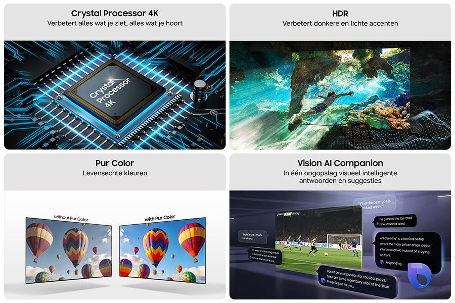 Samsung 65" Crystal UHD U8090H (2026) 3