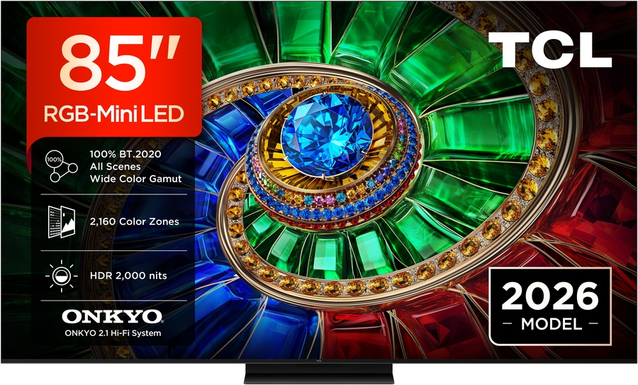 TCL 85RM7L RGB Mini LED 4K Smart TV (2026) 1